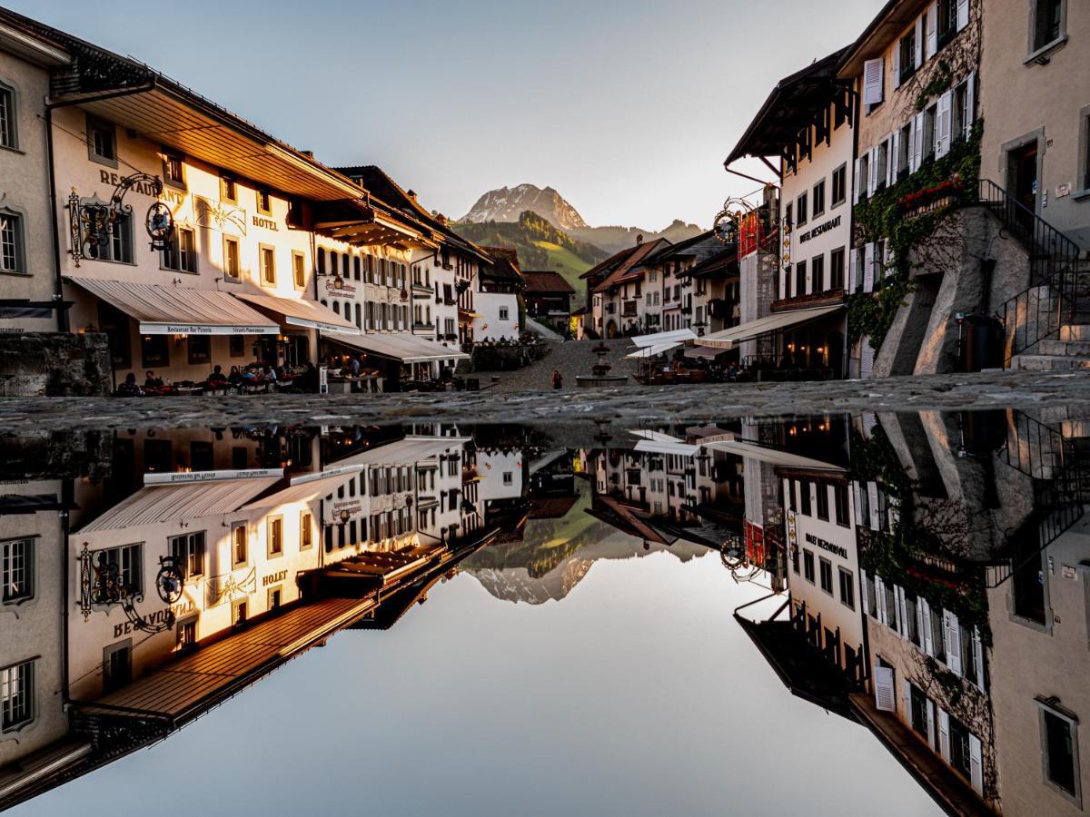 Hotel La Fleur De Lys Gruyeres Exteriér fotografie